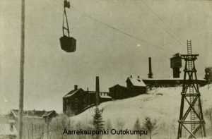 Outokummun kuparitehdas oli toiminnassa 1913-1929.